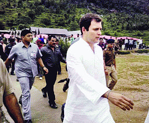 Cong, BJP spar over Rahul's visit