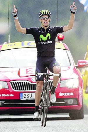 Rui Costa wins 19th stage of Tour de France