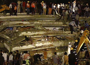 Five killed in MP building collapse