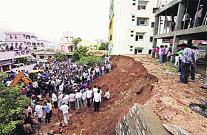 Six die as wall collapses on adjoining huts in Hyderabad