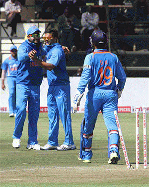India beat Zimbabwe by six wickets