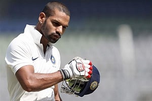 Dhawan strikes fastest century on debut