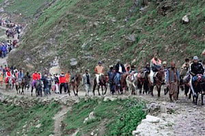Small batch of 276 pilgrims leave for Amarnath from Jammu