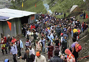 129 pilgrims leave for Amarnath from Jammu