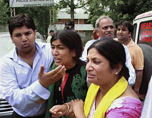 Relatives of murdered CJM's wife stage protest, demand arrest