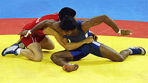 India finish with a silver & bronze in cadet wrestling c'ship