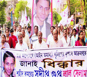 Rights panel indicts police for Sudipto's death