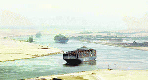'Terrorist' attack bid on Suez Canal ship foiled