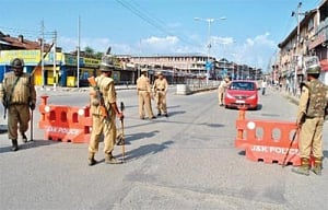 Restrictions in Srinagar over separatist march