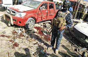 75 killed, 150 wounded in Iraq bombings