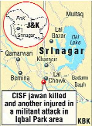 CISF jawan killed but infiltration bid foiled