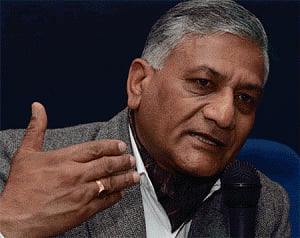 No bid to topple Jammu and Kashmir government: V.K. Singh