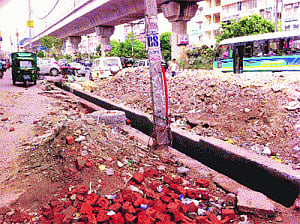 Vikas Marg a nightmare for motorists
