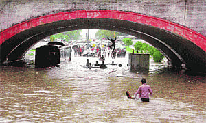Rain leaves 'world-class' city in tatters