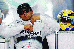 Hamilton fastest in practice