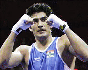 Down with viral but Vijender dominates World C'ship opener