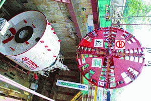 INA-South Ex Metro tunnelling begins