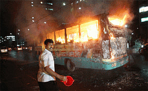 Violence grips Bangladesh as opposition starts strike,5 killed