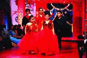Red, ruffles and Ritu