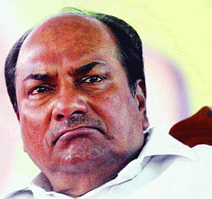 Antony raps Pak for infiltration, DGMOs meet unlikely soon