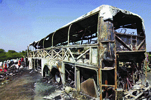 Many dreams, hopes turn to ashes along with bus