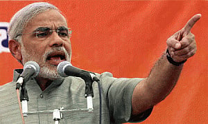 Modi hits back at PM