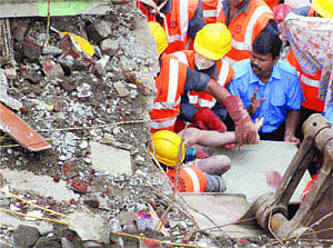 Day 2: Mumbai building cave-in toll reaches 54