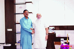 Another JD(U) MlA meets NaMo