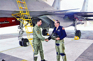 Outgoing Air Chief flies last sortie