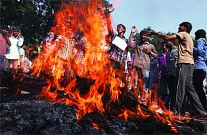 Anti Rayala-Telangana bandh a huge success