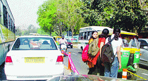 Pedestrian fatalities knocked down by 14 pc