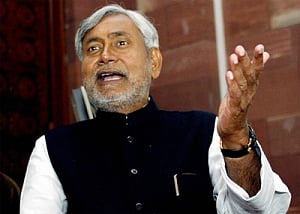 Nitish questions rationale of celebrating lalu's release
