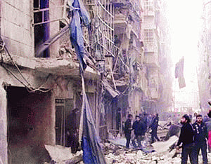 'Barrel bomb' raids in Syria's Aleppo kill 76