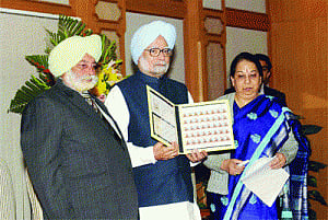 PM releases postage stamp in Beant Singh's memory
