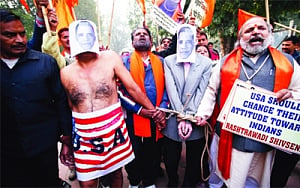 Revenge in India's response: US media