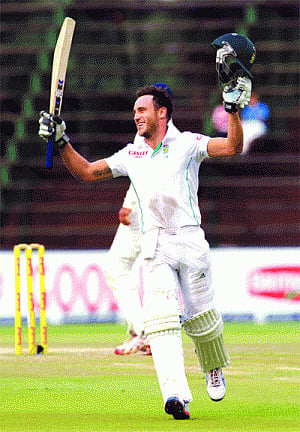 Satisfied with draw: Faf