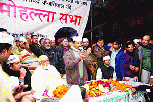 Kejri's first Mohalla Sabha in New Delhi