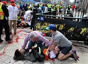 Three killed, 141 injured in Boston marathon terror strike