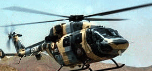 Army chopper crashes in Siachen