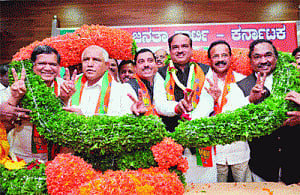 BSY formally rejoins BJP to work for Modi