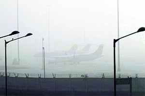 Fog hits flight operations at IGI Airport