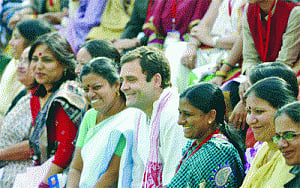Rahul bats for Women's Reservation Bill