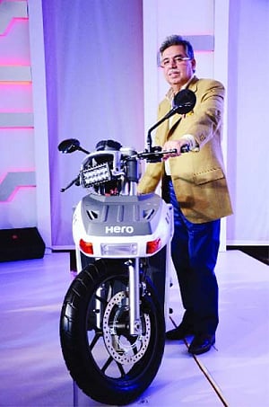 Hero MotoCorp unveils diesel scooter concept