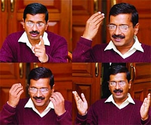 Kejri not trying to topple himself to be 'martyr'