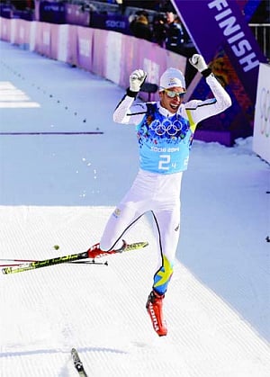 Sweden win men's cross-country relay