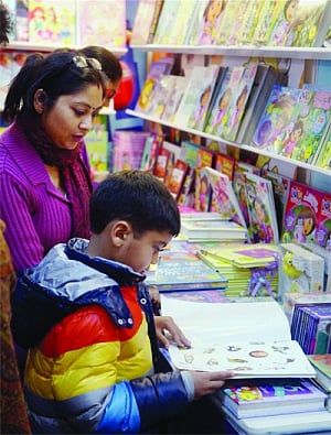 Students throng Book Fair for exam prep material