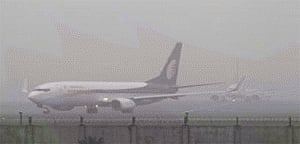 Fog disrupts flight schedule at IGI, over 50 flights hit