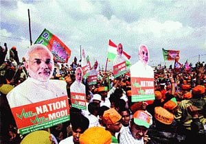 Secular parties using Muslims  as 'vote ka tukda', rues Modi