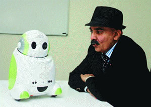 This robot will lift your mood, babysit!