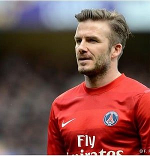 Beckham pleases fans in Rio